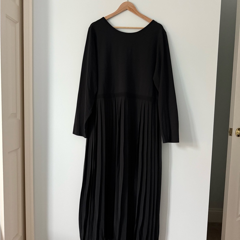 J. Crew Pleated ballet dress in stretch cotton blend